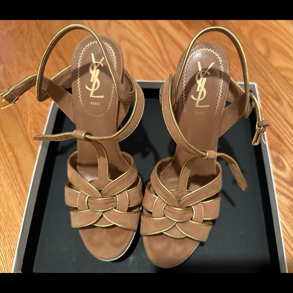 YSL Tribute - multi color suede - size 39